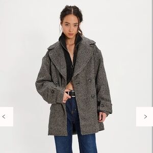 Free People Ari Wool Peacoat - NWT - Size L